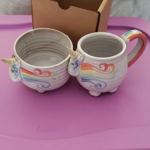 Handmade unicorn ceramics